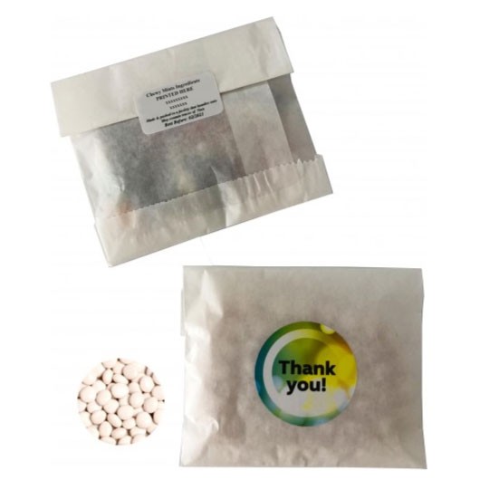 White Kraft Paper Bag 50g Mints